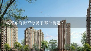 成都东府街27号属于哪个街道？