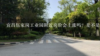 宜昌伍家岗工业园附近房价会上涨吗？是不是以后会成为市中心？