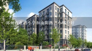 郑州农业路小学和南阳路2小哪个好