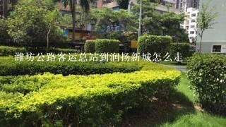 潍坊公路客运总站到润扬新城怎么走