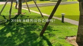 5 2014年赤峰的房价会降吗？