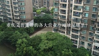 重庆艾普宽带的各大营业厅地址是哪里？