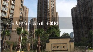 云南大理海东那有山庄果园