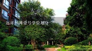 远洋外滩壹号学位划分