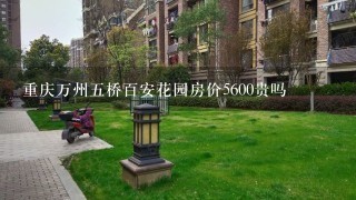 重庆万州5桥百安花园房价5600贵吗