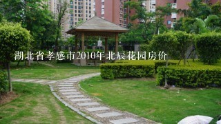 湖北省孝感市2010年北辰花园房价