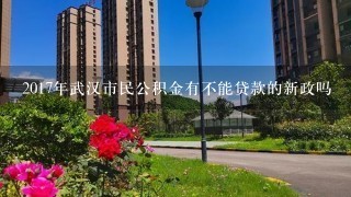 2017年武汉市民公积金有不能贷款的新政吗