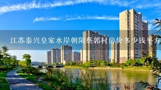 江苏泰兴皇家水岸朝阳蔡郭村房价多少钱平方？