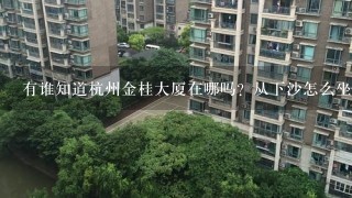 有谁知道杭州金桂大厦在哪吗？从下沙怎么坐车去？