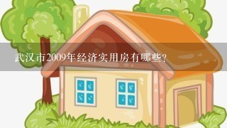 武汉市2009年经济实用房有哪些？