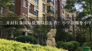 开封拉菲国际位置以后怎样？小学读哪个小学