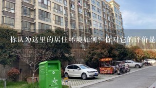 你认为这里的居住环境如何？你对它的评价是什么样的？